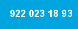 922 023 18 93 922 023 18 93